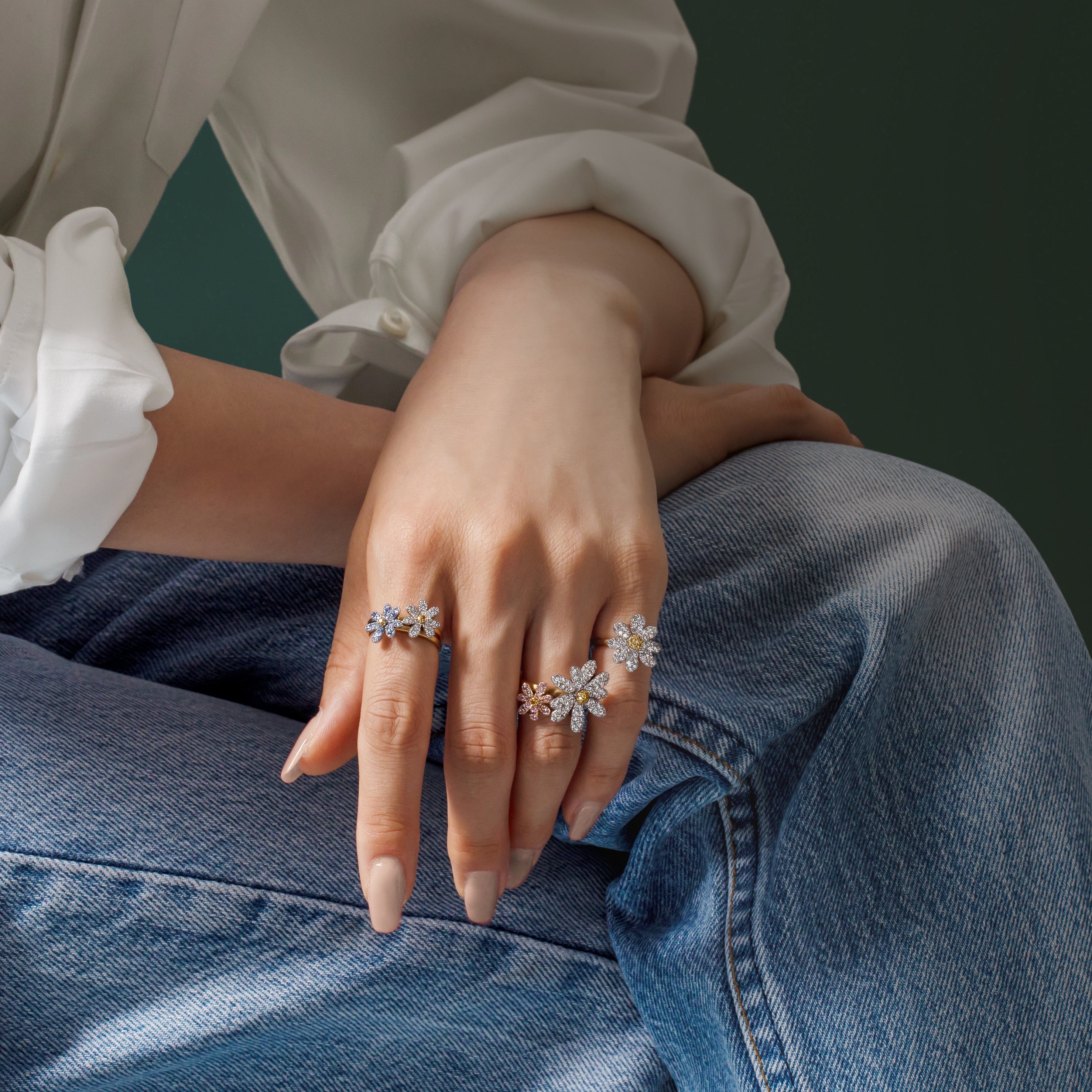 ビズー公式】ダイヤモンド K18 ホワイトゴールド イエローゴールド