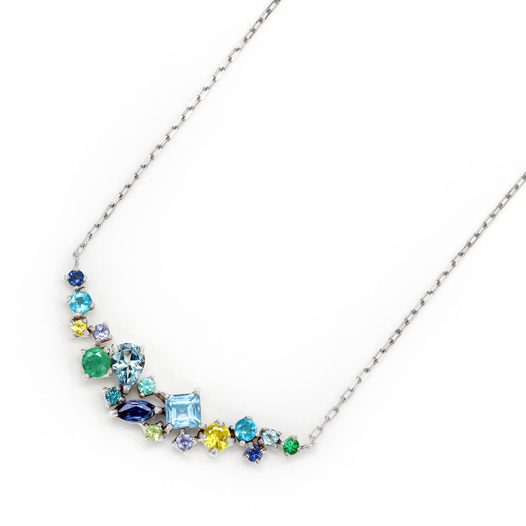 ビズー公式】マルチカラー K10(10金) K18(18金) プラチナ ネックレス