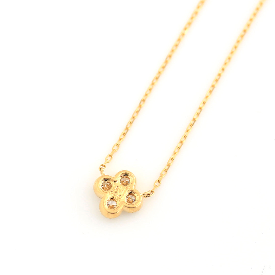 ビズー公式】シャンパン ガーネット K18(18金) ネックレス アナイス