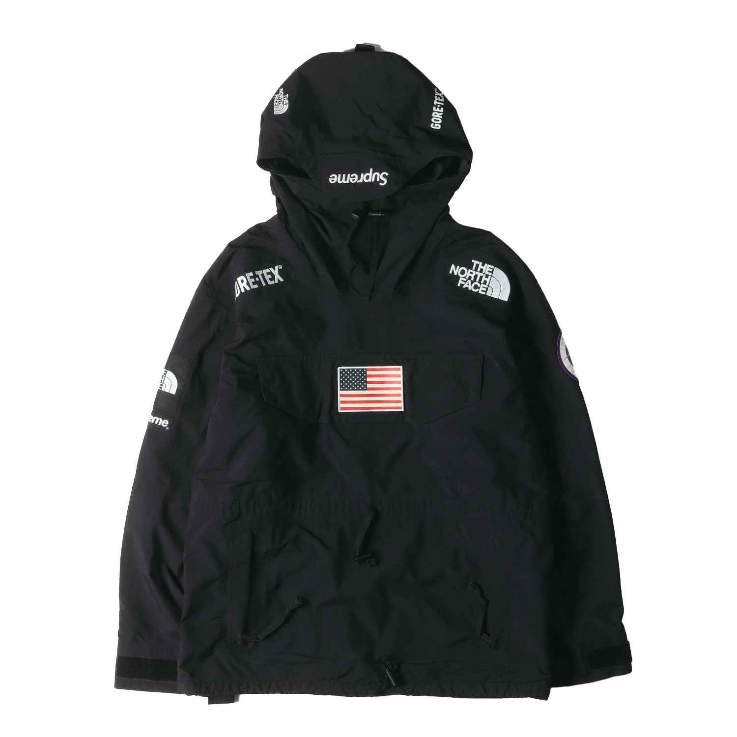 Supreme (シュプリーム) ×THE NORTH FACE GORE-TEX 星条旗ワッペン