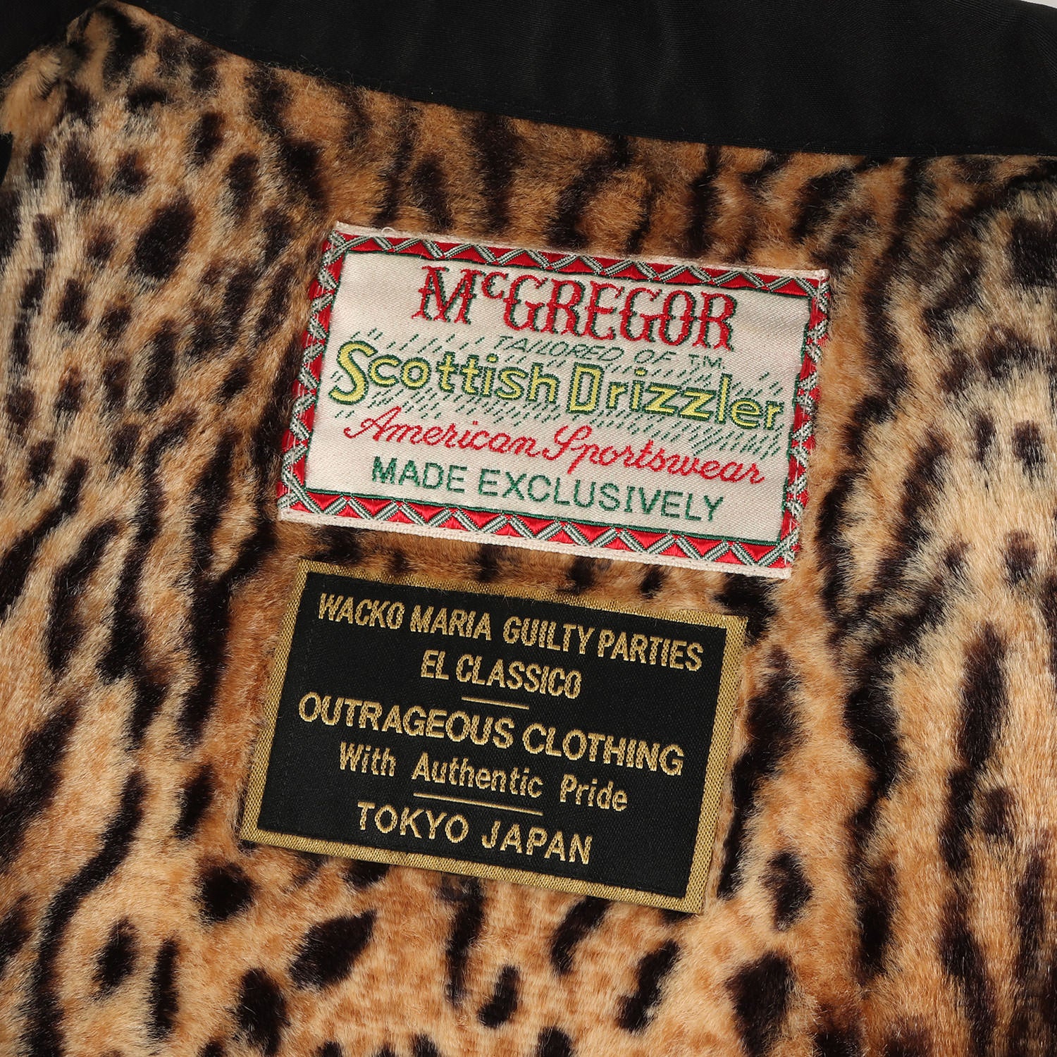 WACKO MARIA (ワコマリア) ×McGREGOR 裏地レオパード柄 フェイクファー