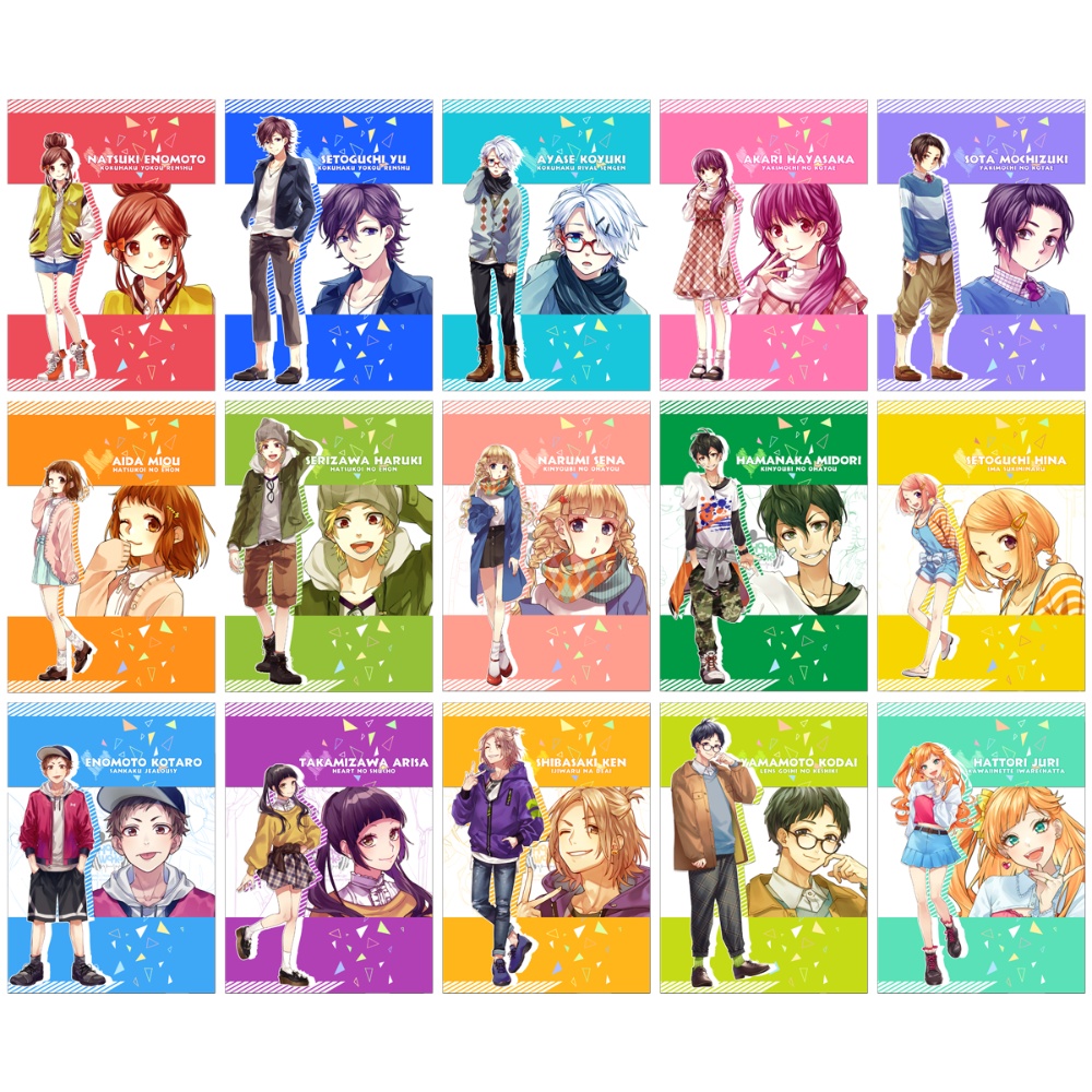 HoneyWorks HoneyWorksクリアファイルセット LIP×LIP HoneyWorksクリア