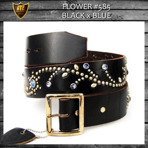 正規取扱HTC #585 Flower Silver Studs Belt(フラワーシルバースタッズ