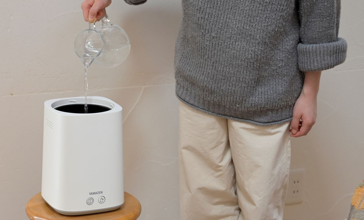 商品情報_スチーム式加湿器（2.4L） | 山善の商品情報サイト | YAMAZEN