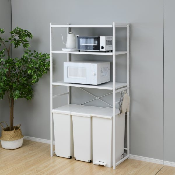 商品情報_ゴミ箱上収納レンジボード（幅85cm） | 山善の商品情報サイト