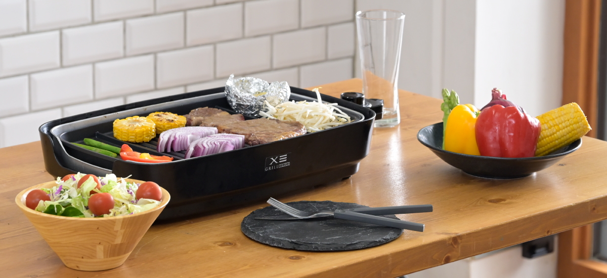 商品情報_減煙焼き肉グリル XGRILL TRIPLE | 山善の商品情報サイト