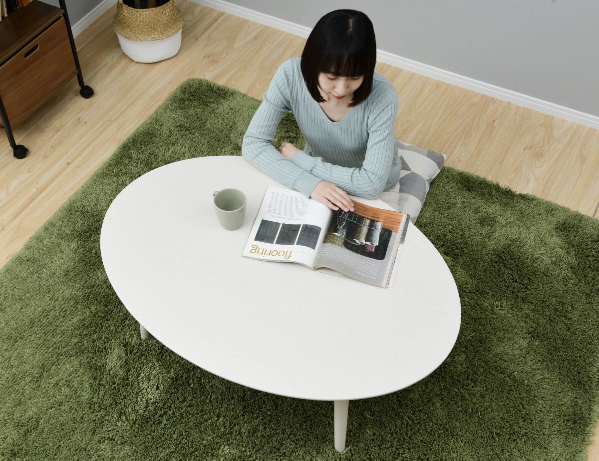 商品情報_テーブルこたつ 楕円形（105×75cm） | 山善の商品情報サイト