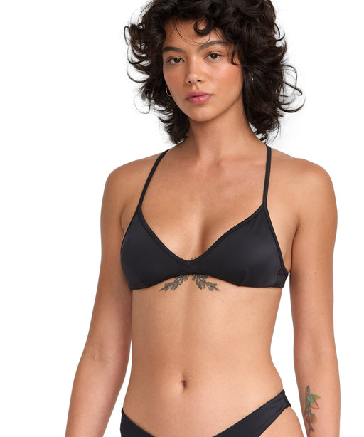 OUTLET】RVCA レディース SOLID TRIANGLE CROSSBACK 水着 【2025年春夏