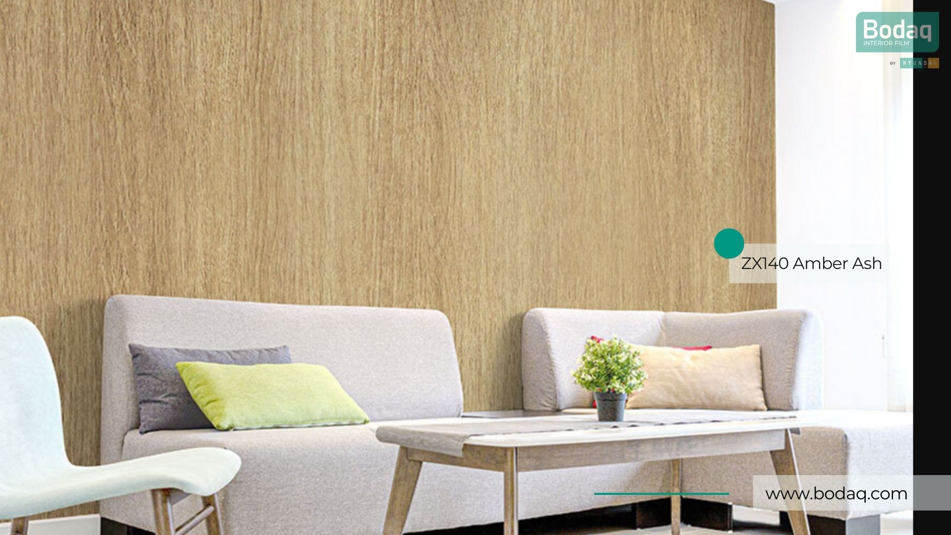 Discontinued - ZX140 Amber Ash Interior Film - Wood Collection