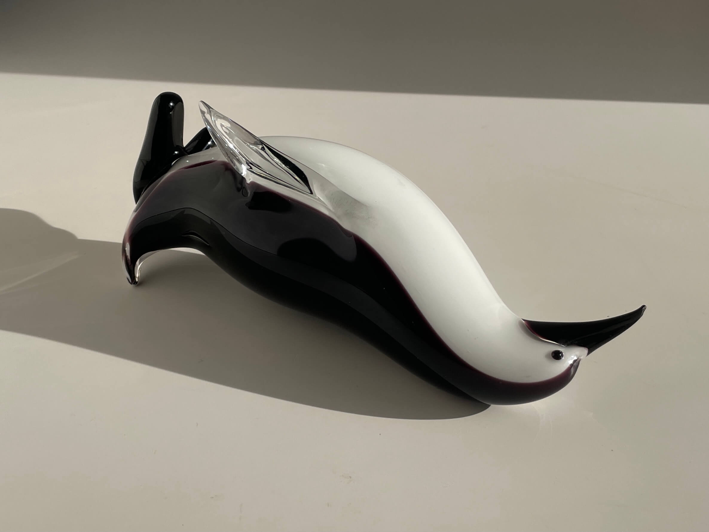 No.10254「ムラノガラスオブジェ：Formia イタリア 」高さ24.5cm SOLD