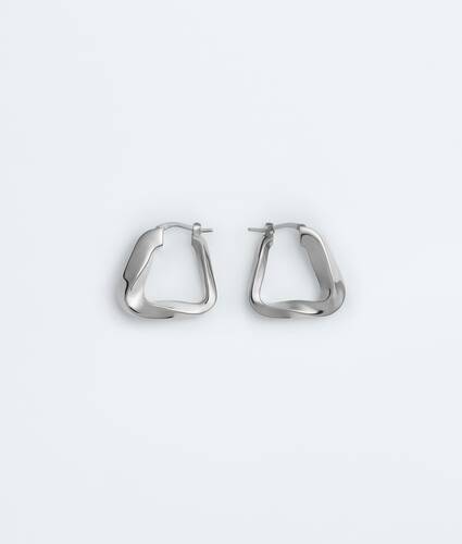 ツイスト トライアングル フープピアス のために ウィメンズ で