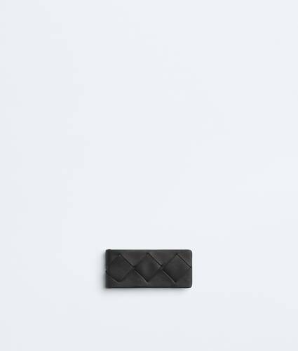 Men's Intrecciato Money Clip in Black | Bottega Veneta PL