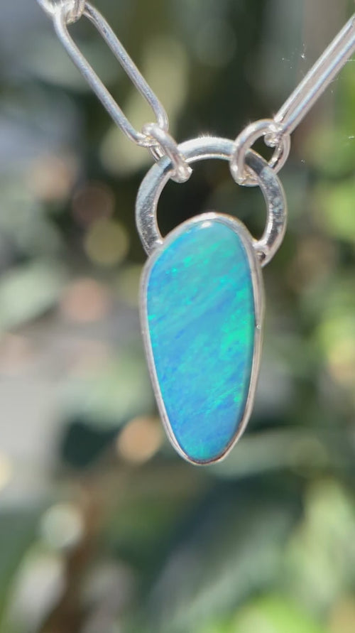 Still, I'll live. それでも生きていく」#650 オパール_ネックレス