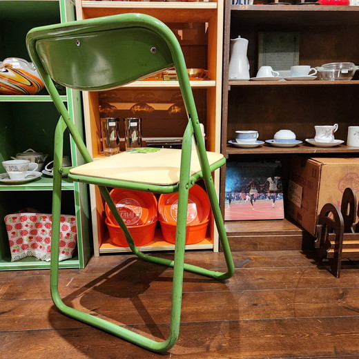 昭和レトロポップなパイプ椅子 フルーツチェア - [Sold Out]過去の販売商品