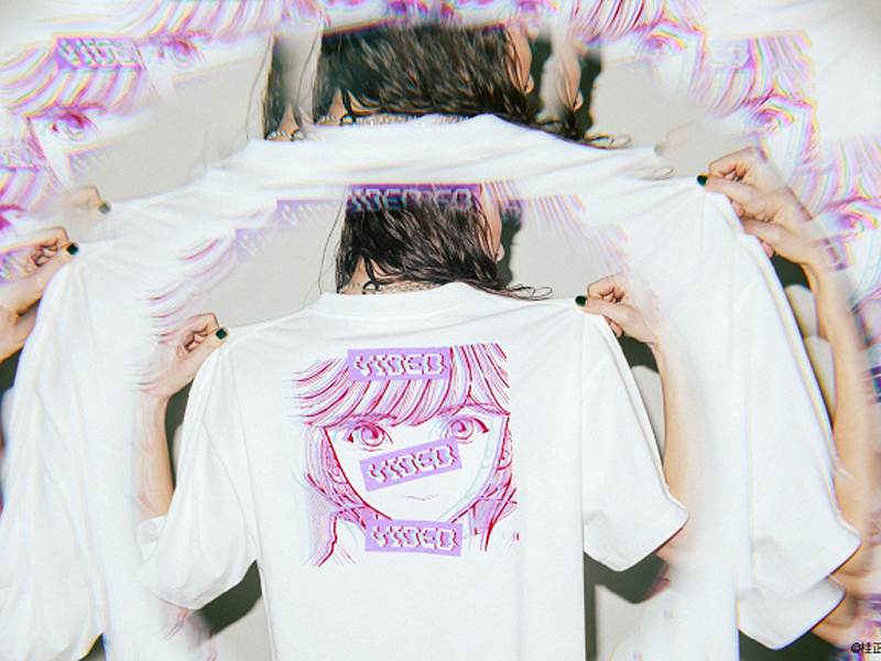 7月20日発売 X-girl 電影少女 コラボ 天野あいTシャツ スケートデッキ