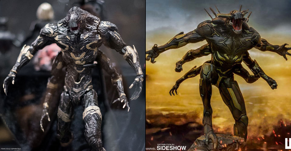 アイアン・スパイダー vs アウトライダー 1/10 スタチュー アイアン