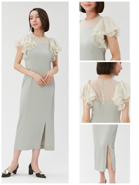 新作！フリルスリーブコンビドレス | FRAY I.D | ショップブログ