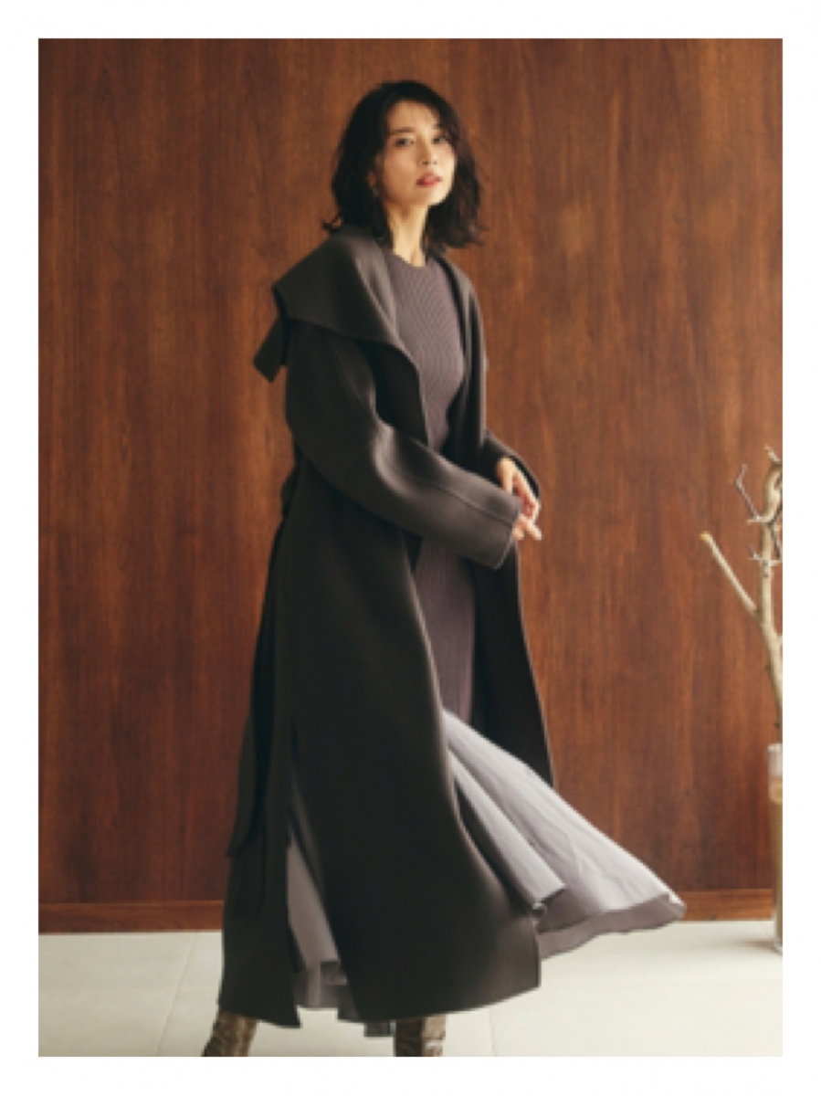 新作！ロイヤルジーロンショールリバーコート | FRAY I.D | ショップ