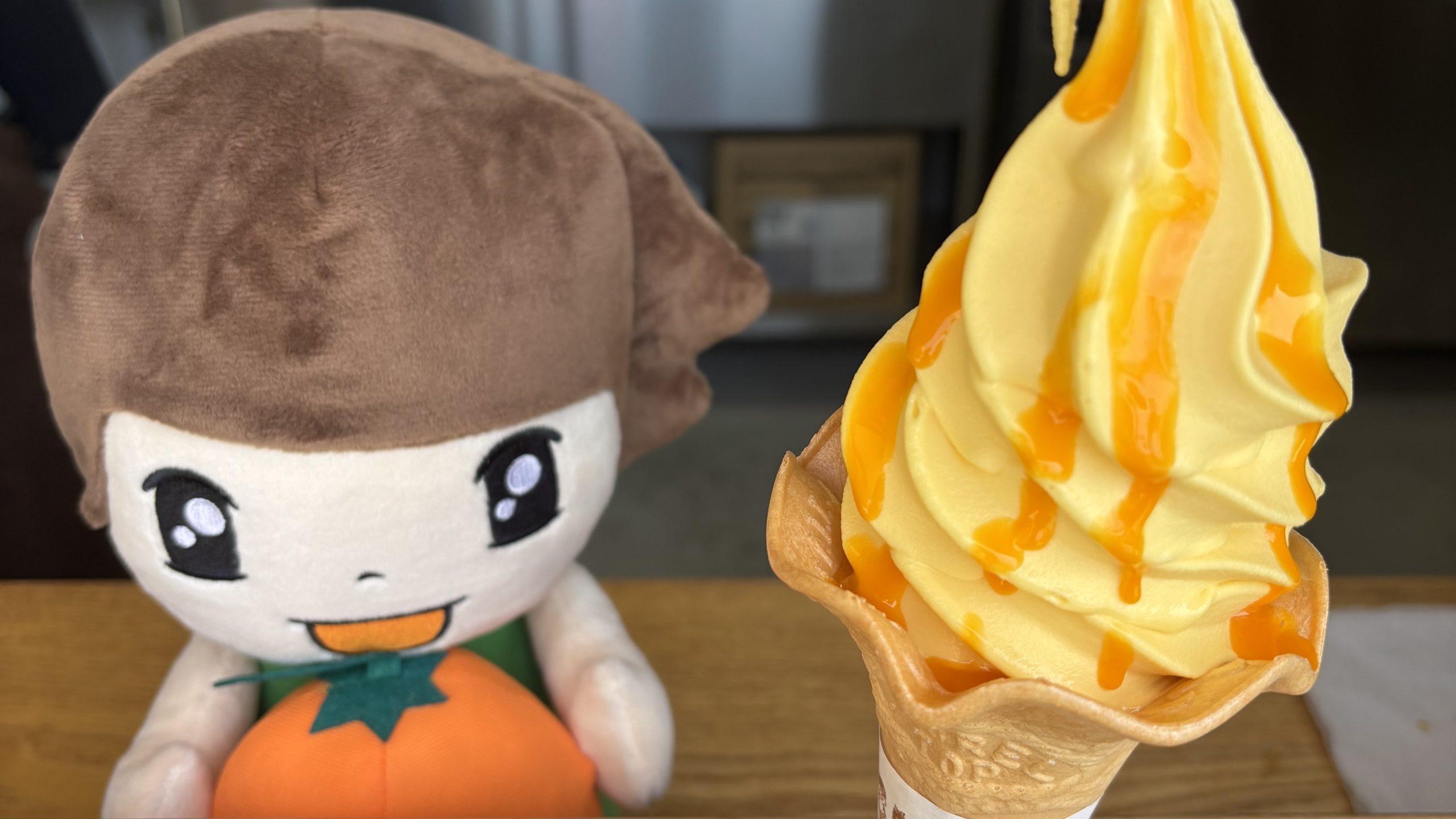 三ヶ日町農業協同組合」の『三ケ日みかんソフトクリーム🍦』（三ヶ日町