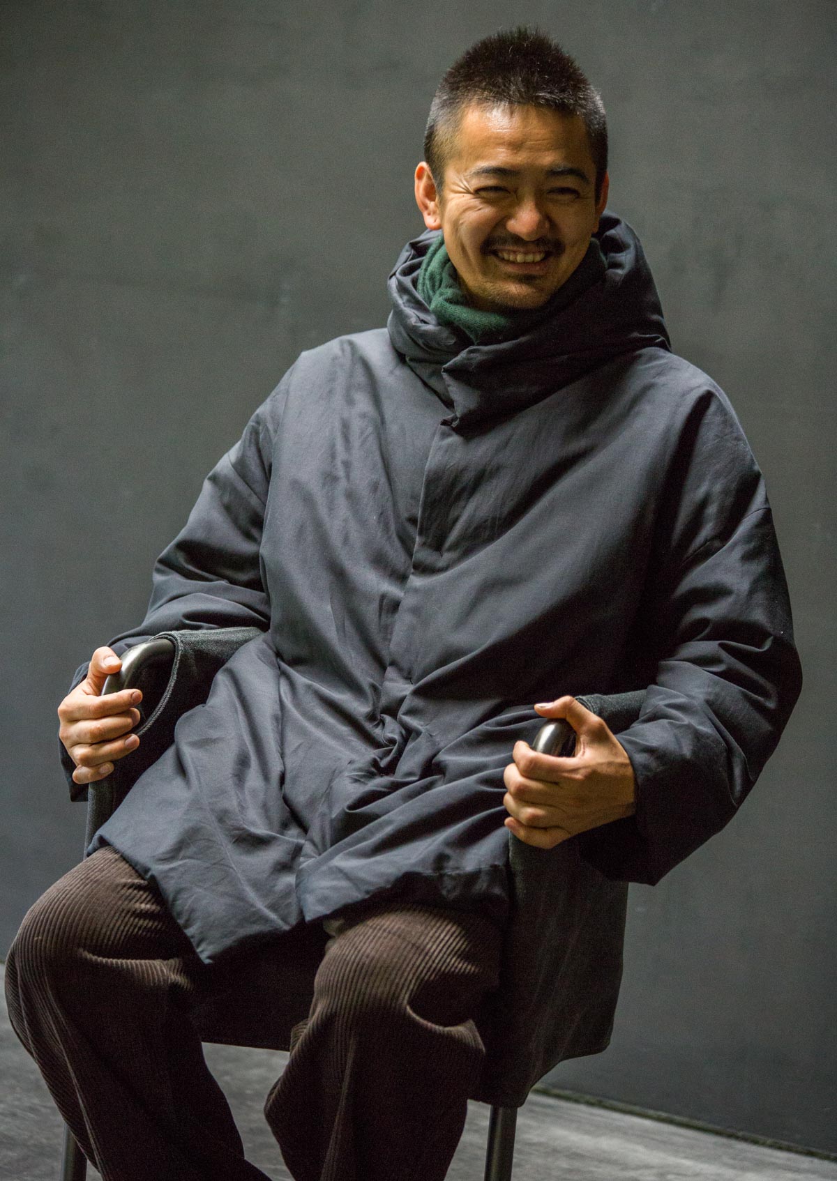 シルクコットンダウンのメンズコート | Jurgen Lehl etc.