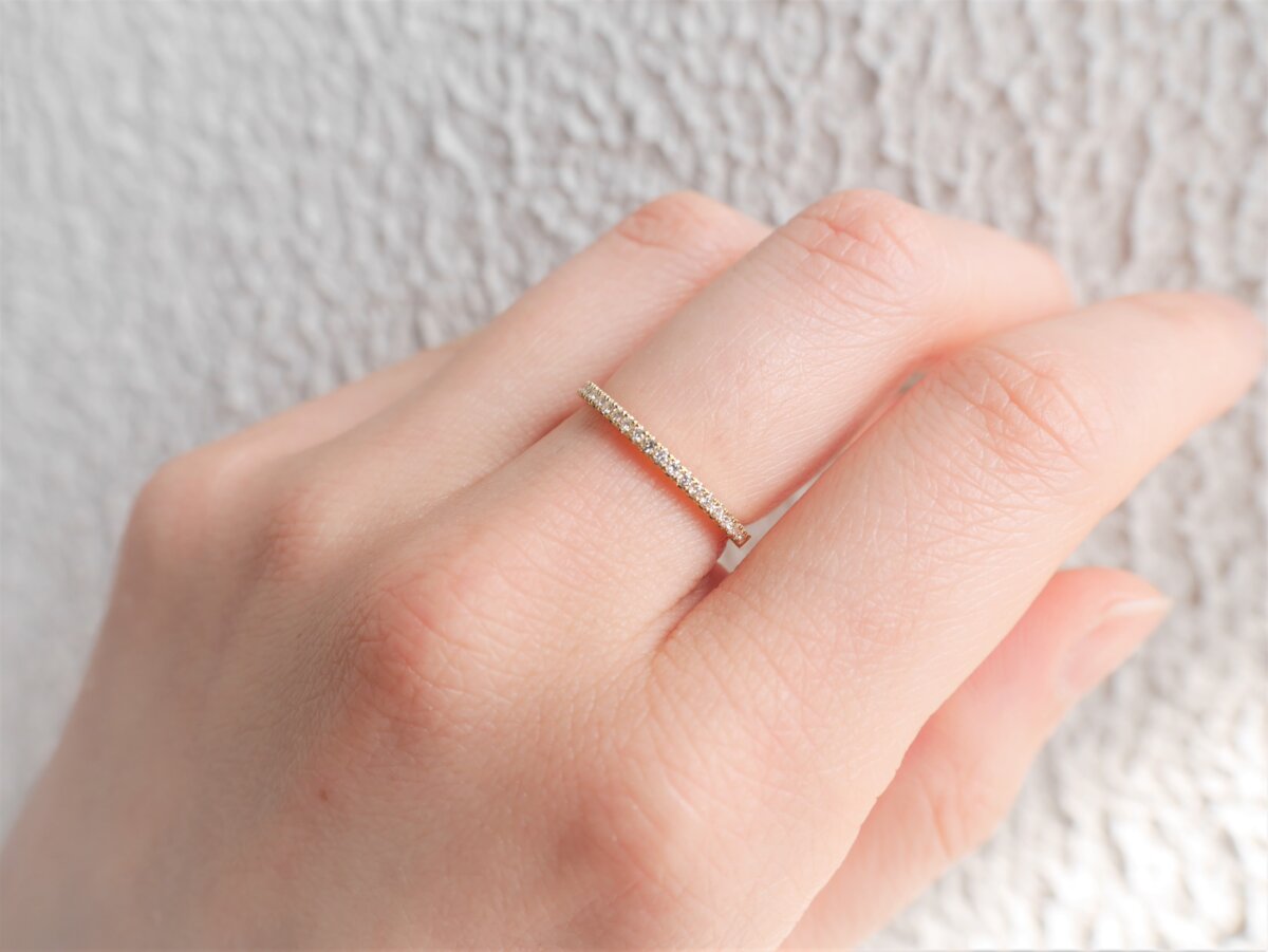 アーカー人気の“ティナリング”。重ねづけもおすすめの万能リング