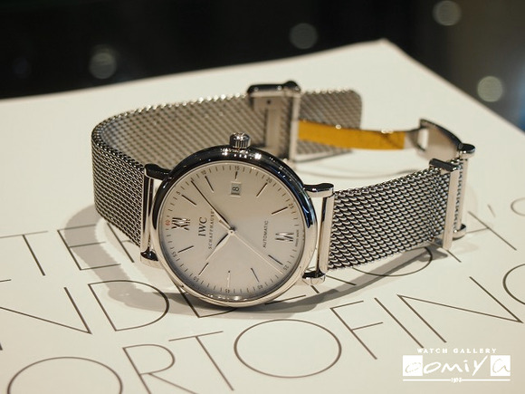 今日のIWCは、ポートフィノのミラネーゼメッシュブレスレットの秘密