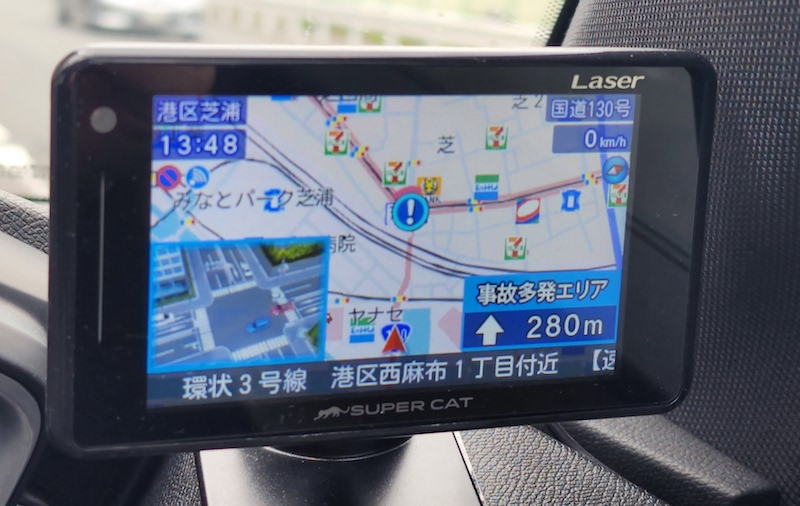 レーザー＆レーダー探知機を最新機種ユピテルGS1100に買い替え