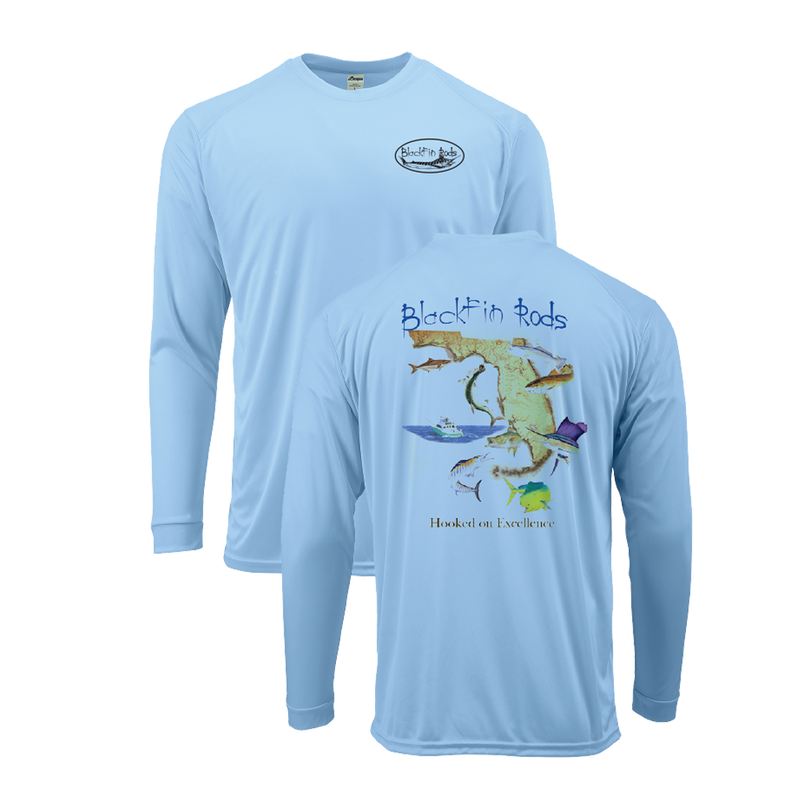 Blackfin Long Sleeve Surf Shirt – Blackfin Rods