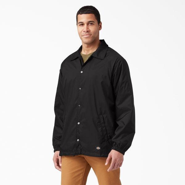 Dickies Classic Snap Front Coach's Jacket Black – Black Sheep