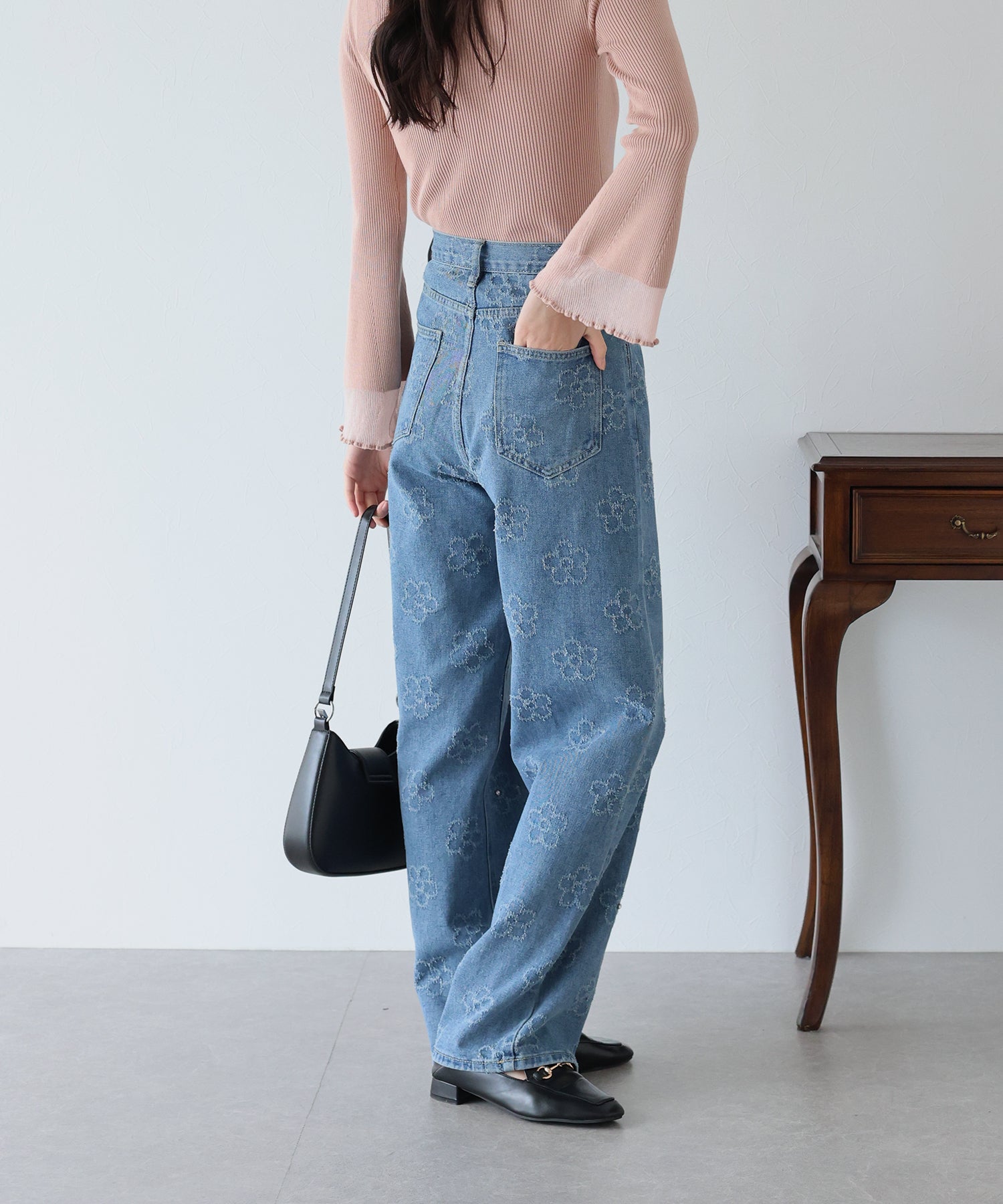 フラワーモチーフデニム – BLUE ONLINE