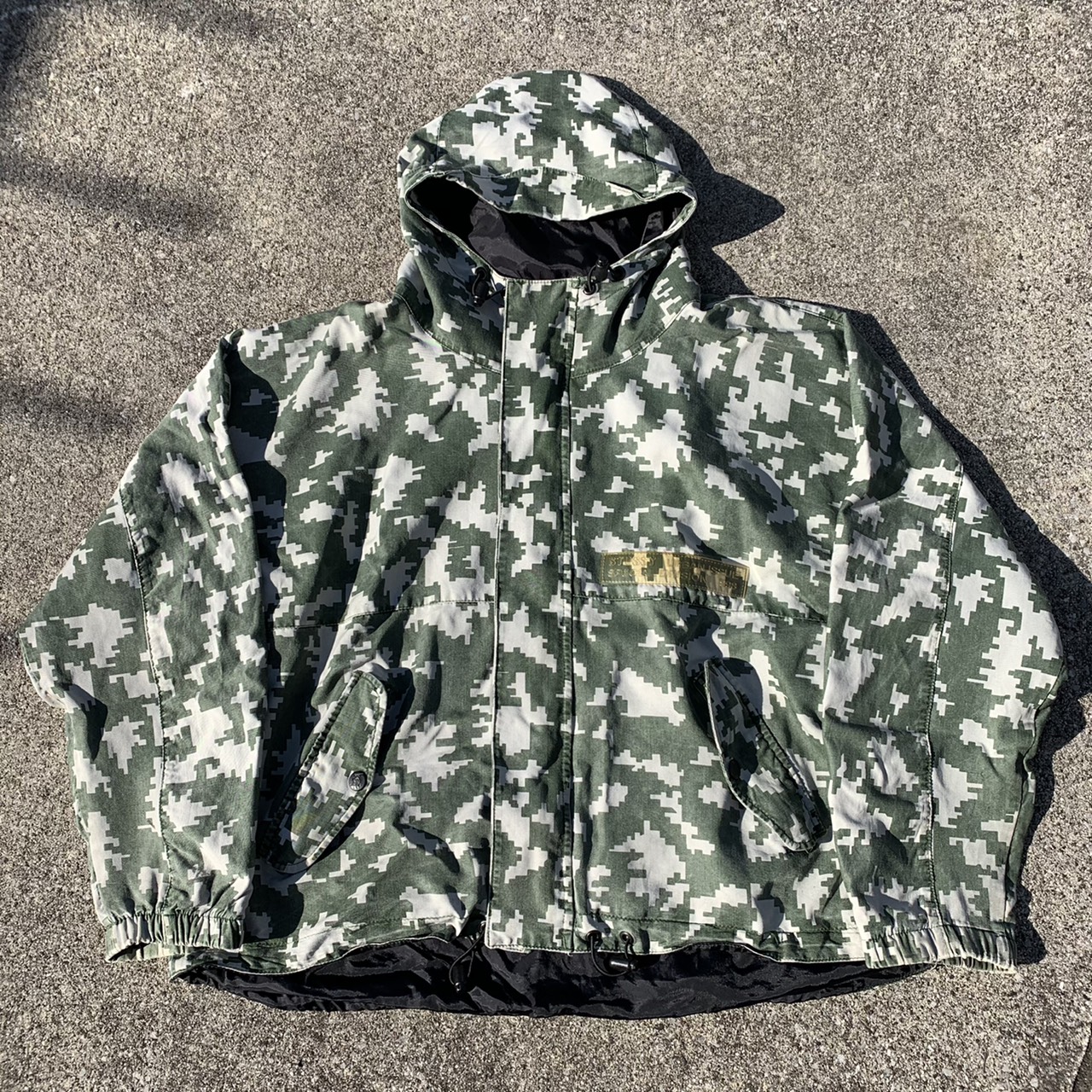 90s Stussy Cyber Camouflage Jacket - blue room