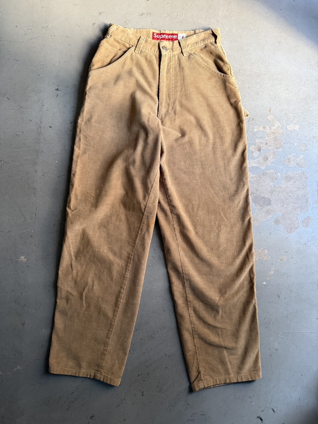 90s Supreme corduroy Painter Pants - blue room
