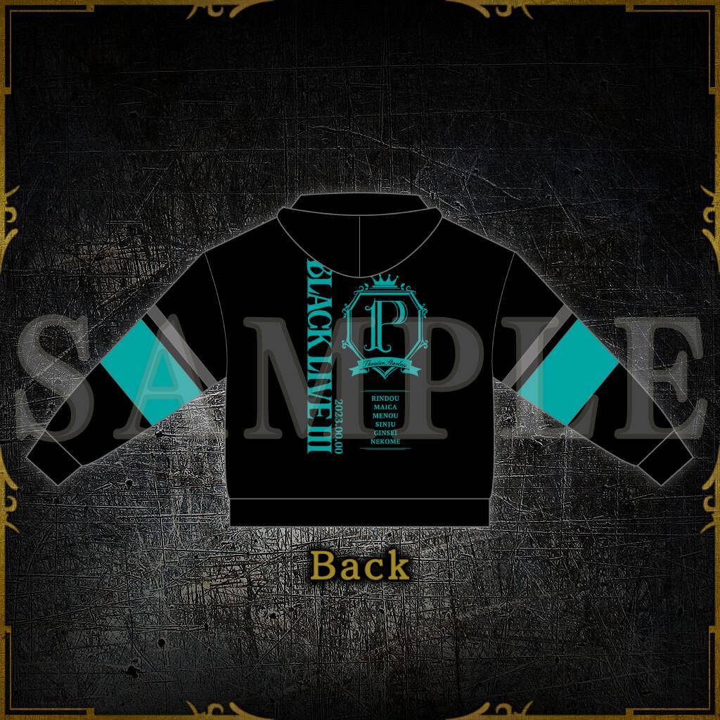 BLACK LIVE Ⅲ フード付きオリジナルパーカー – ブラックスター