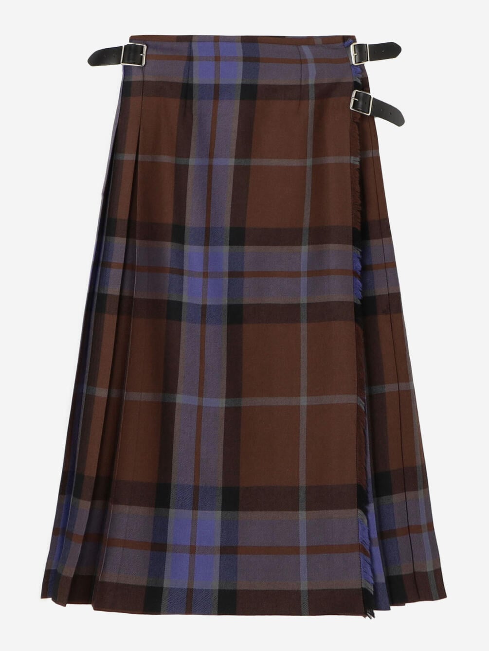 O'NEIL OF DUBLIN | ウーステッドウール ミドルキルトスカート WOMEN