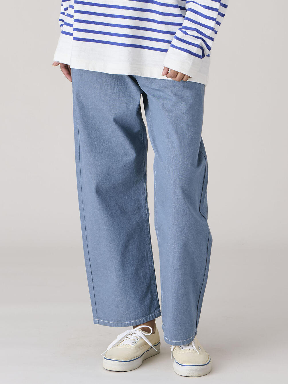 DANTON | カラーデニム イージーパンツ WOMEN