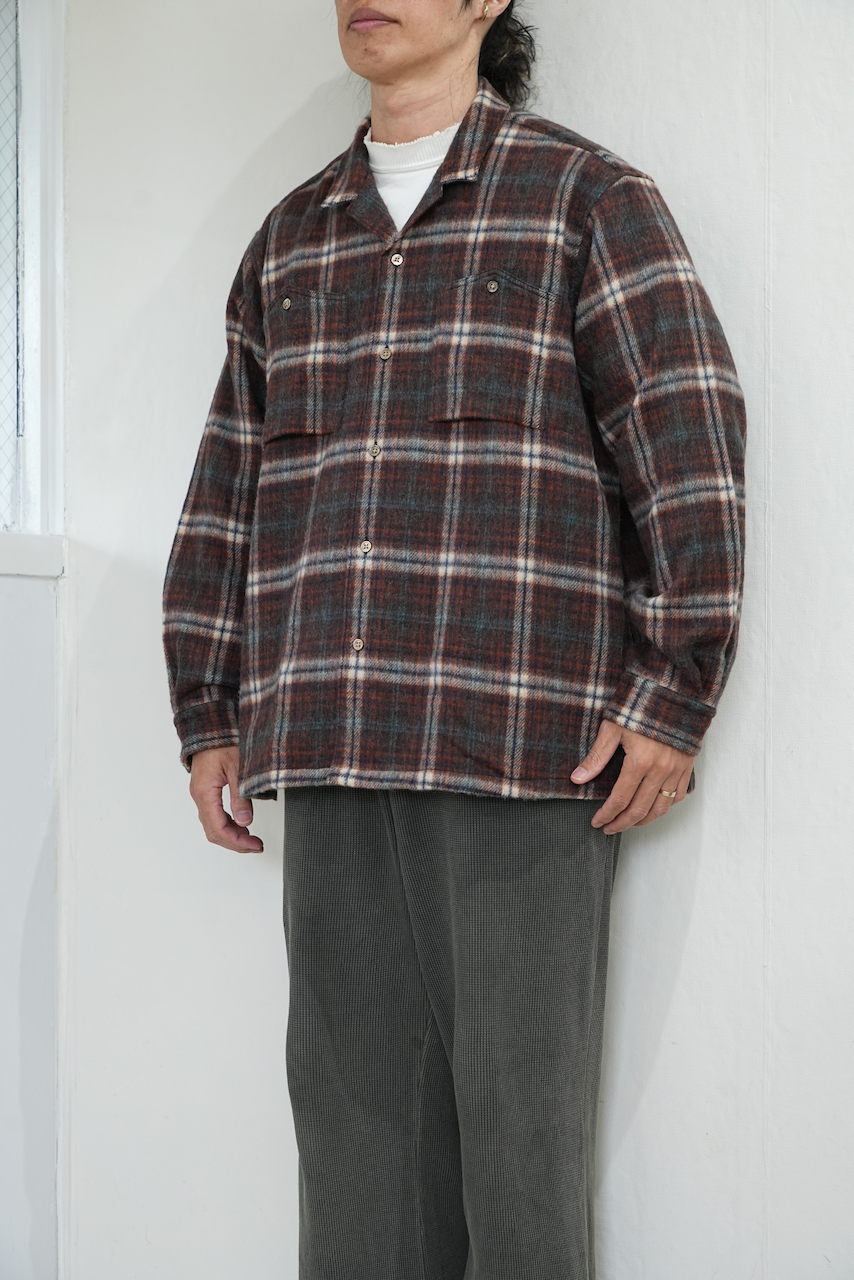 LOBS ADVENTURE CLOTHING・C2 HD SHIRT LS BROWN