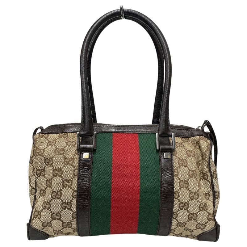 GUCCI】グッチ GGキャンバス シェリーライン 30458 ハンドバッグ