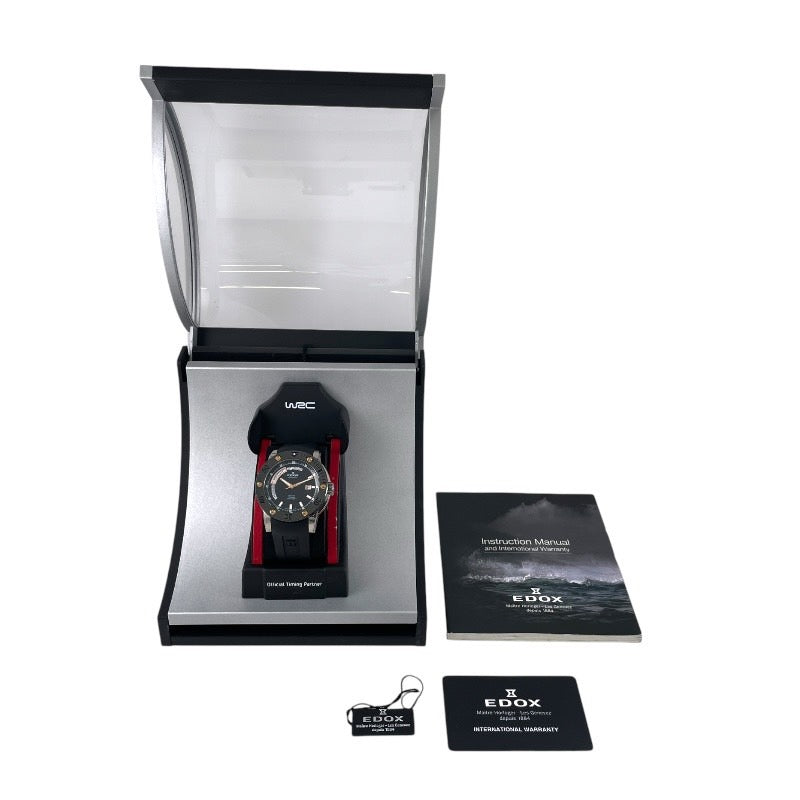 EDOX】エドックス クラスワン デイデイト 83005 腕時計 チタン/ラバー