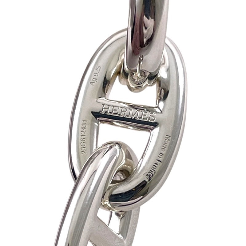 HERMES】エルメス シェーヌダンクルTGM ブレスレット シルバー925