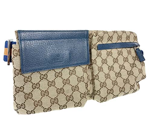 キャンバス レザー ベージュ ブラウン アクセサリー ポーチ|最新の買取