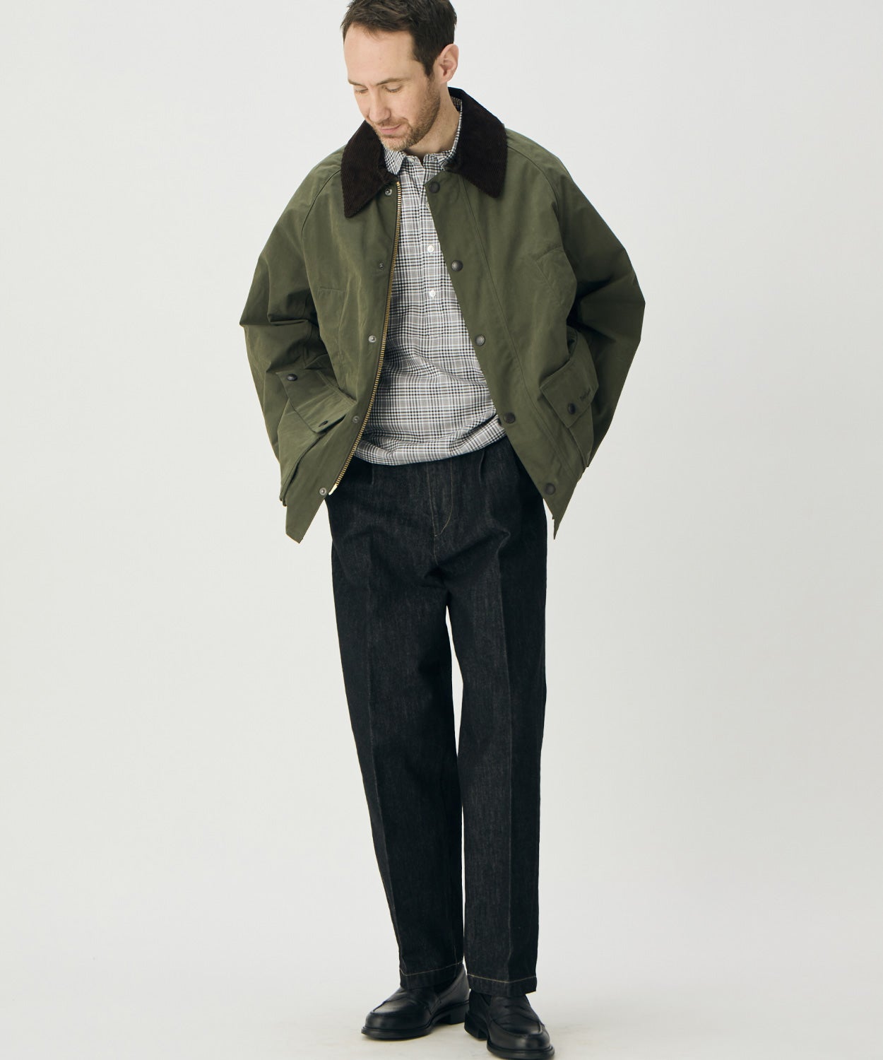 オーバーサイズ ピーチド ビデイル(ノンワックス)(UNISEX) 全3色