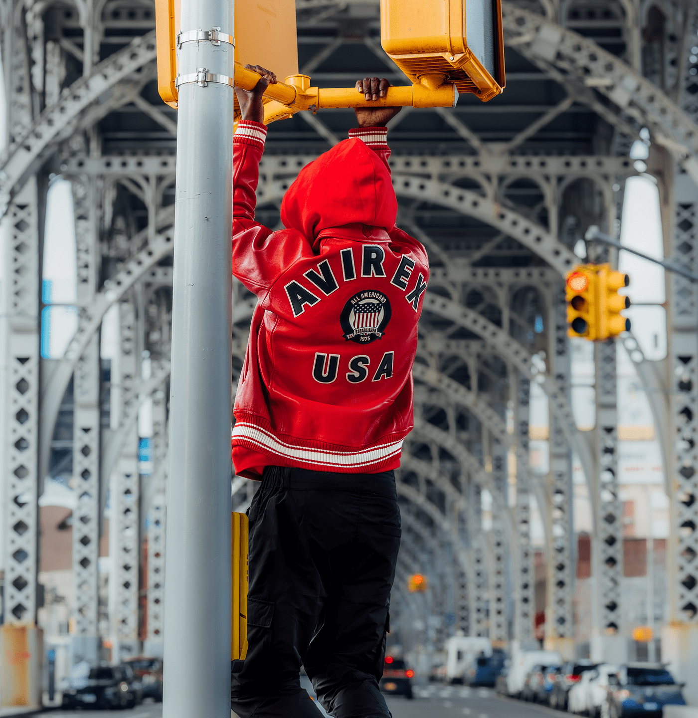 Avirex - Red Icon - Brick City Leather