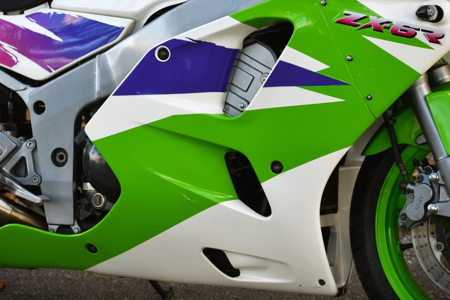 No Reserve: 1995 Kawasaki Ninja ZX-6R for sale on BaT Auctions