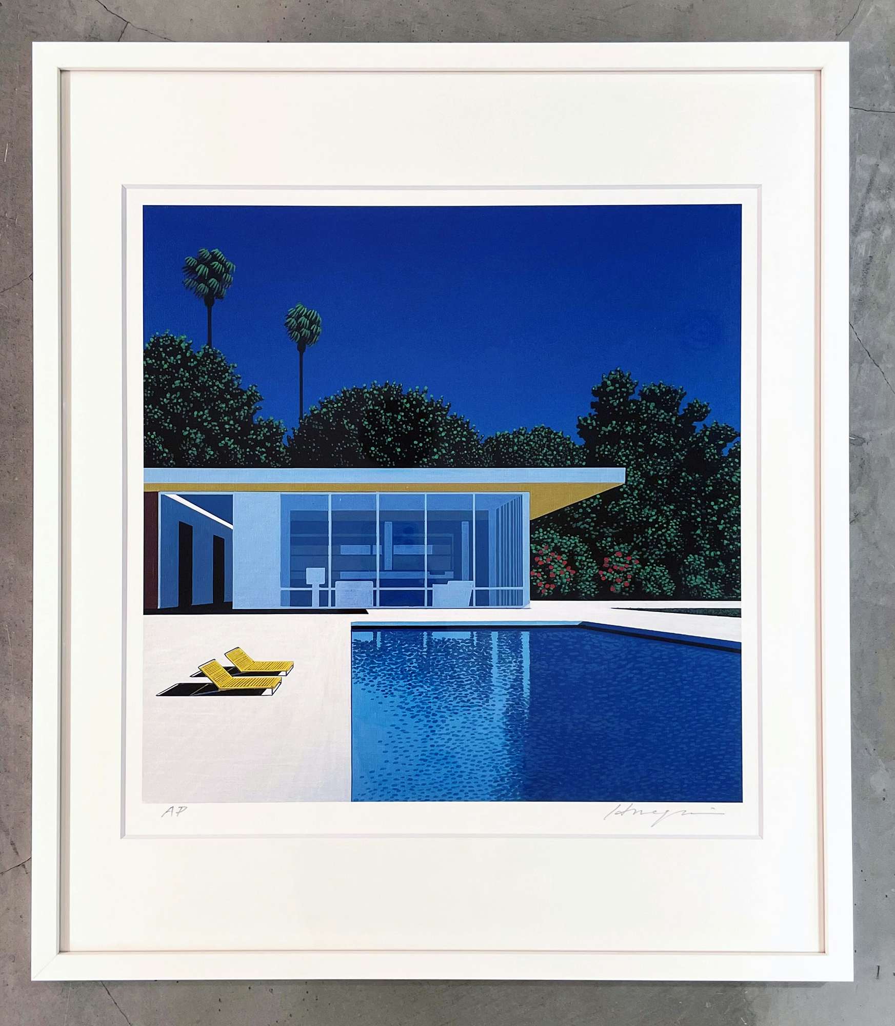 永井博の最新作品集『TROPICAL MODERN』より、公式ジークレープリント3