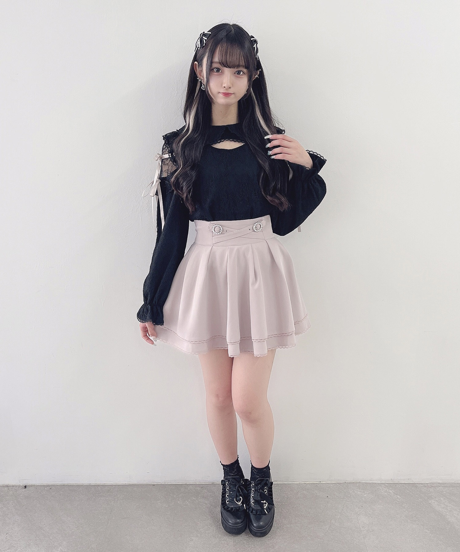 クロスベルトフレアスカート – BUNNY APARTMENT