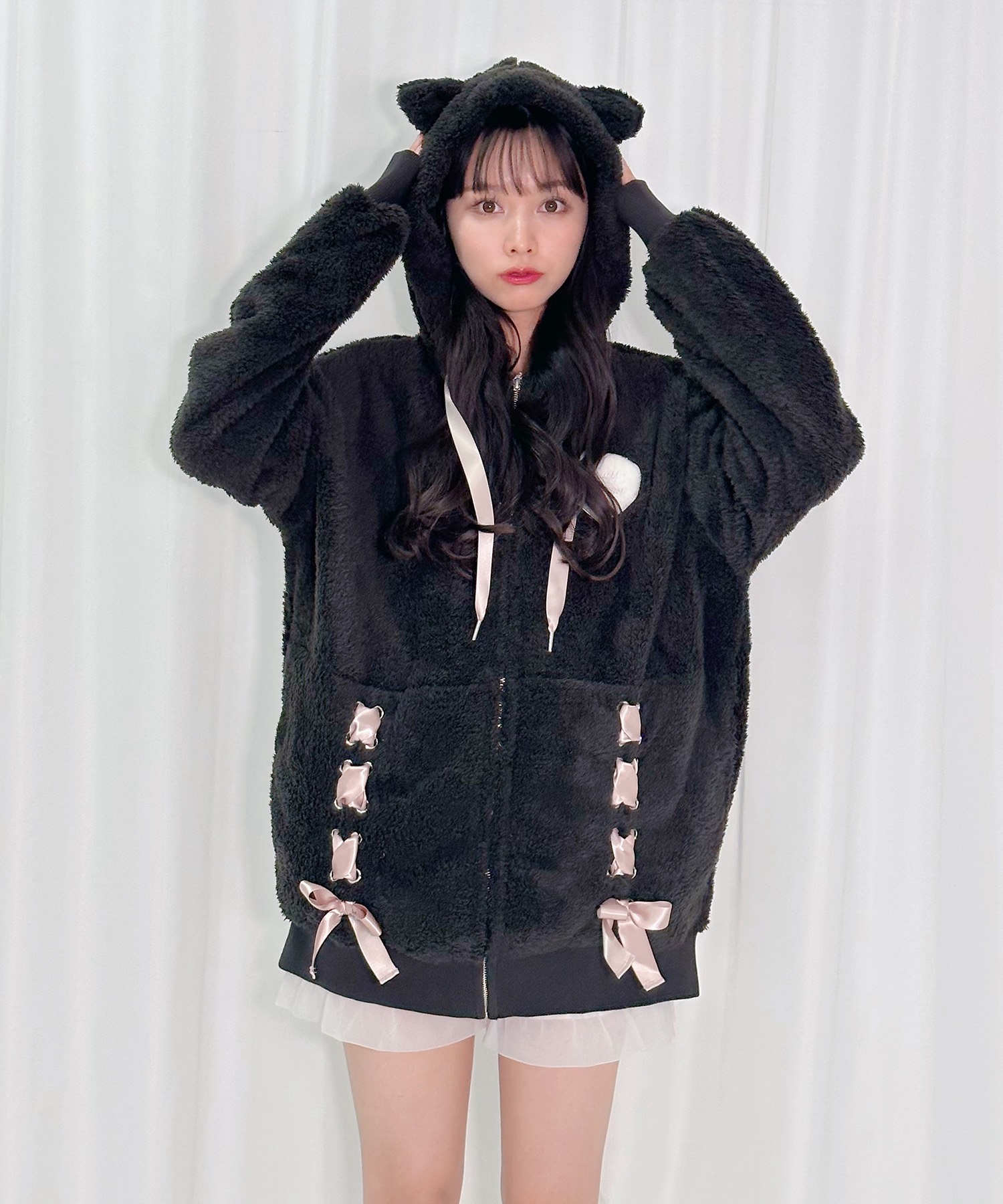ねこ耳ボアジップパーカー – BUNNY APARTMENT