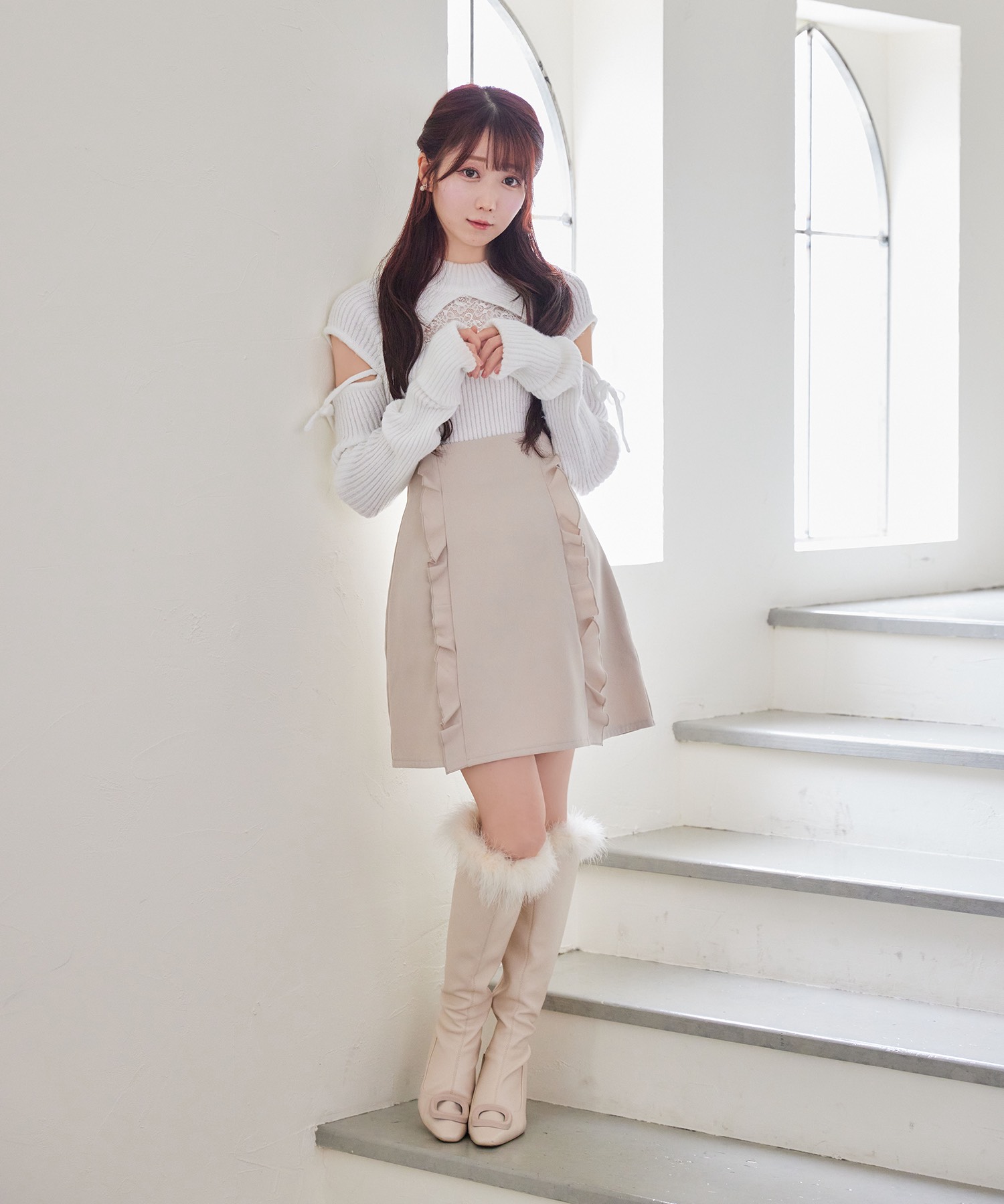 Tweed check mini skirt – BUNNY APARTMENT