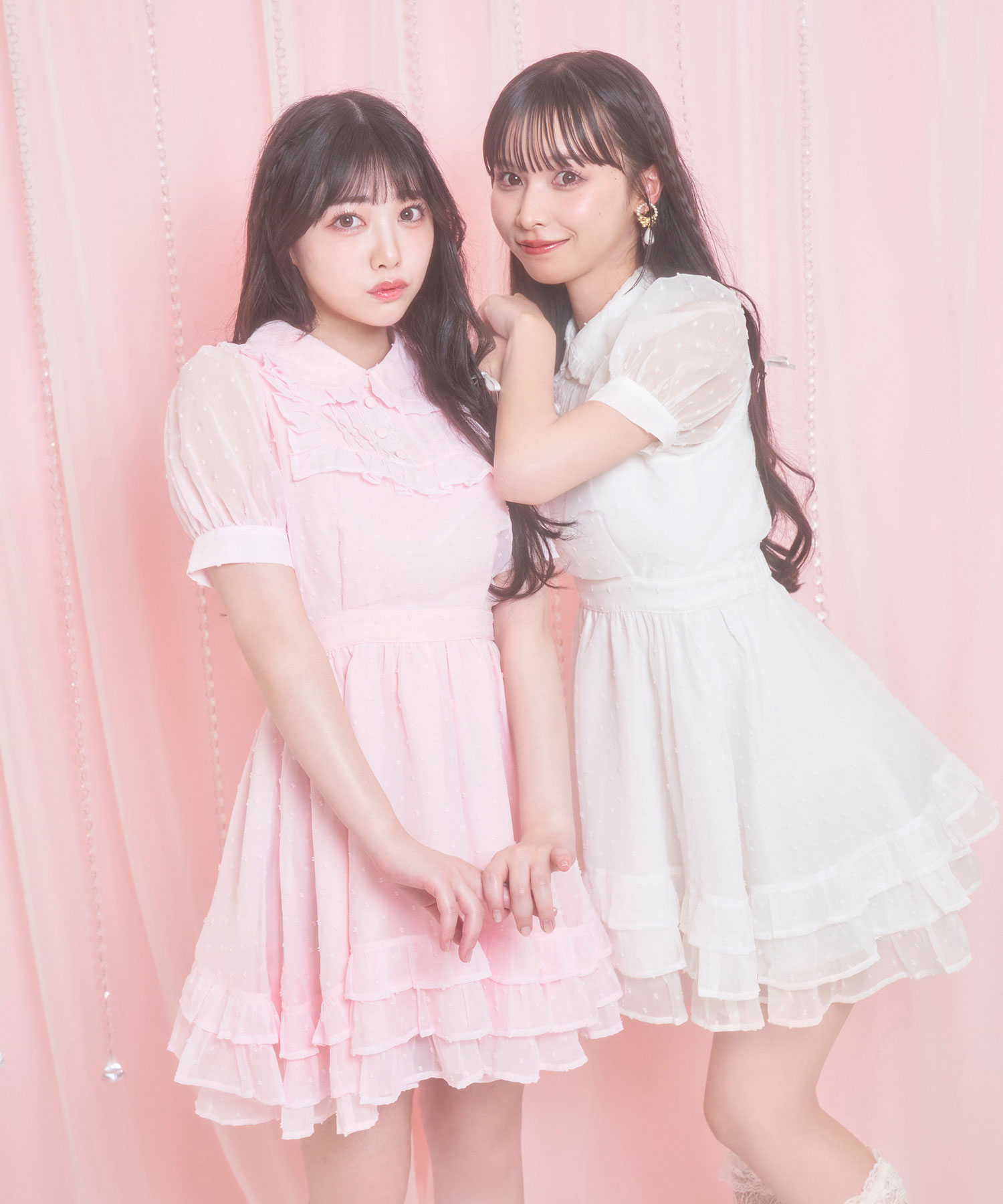 3段フリルシフォンワンピース – BUNNY APARTMENT