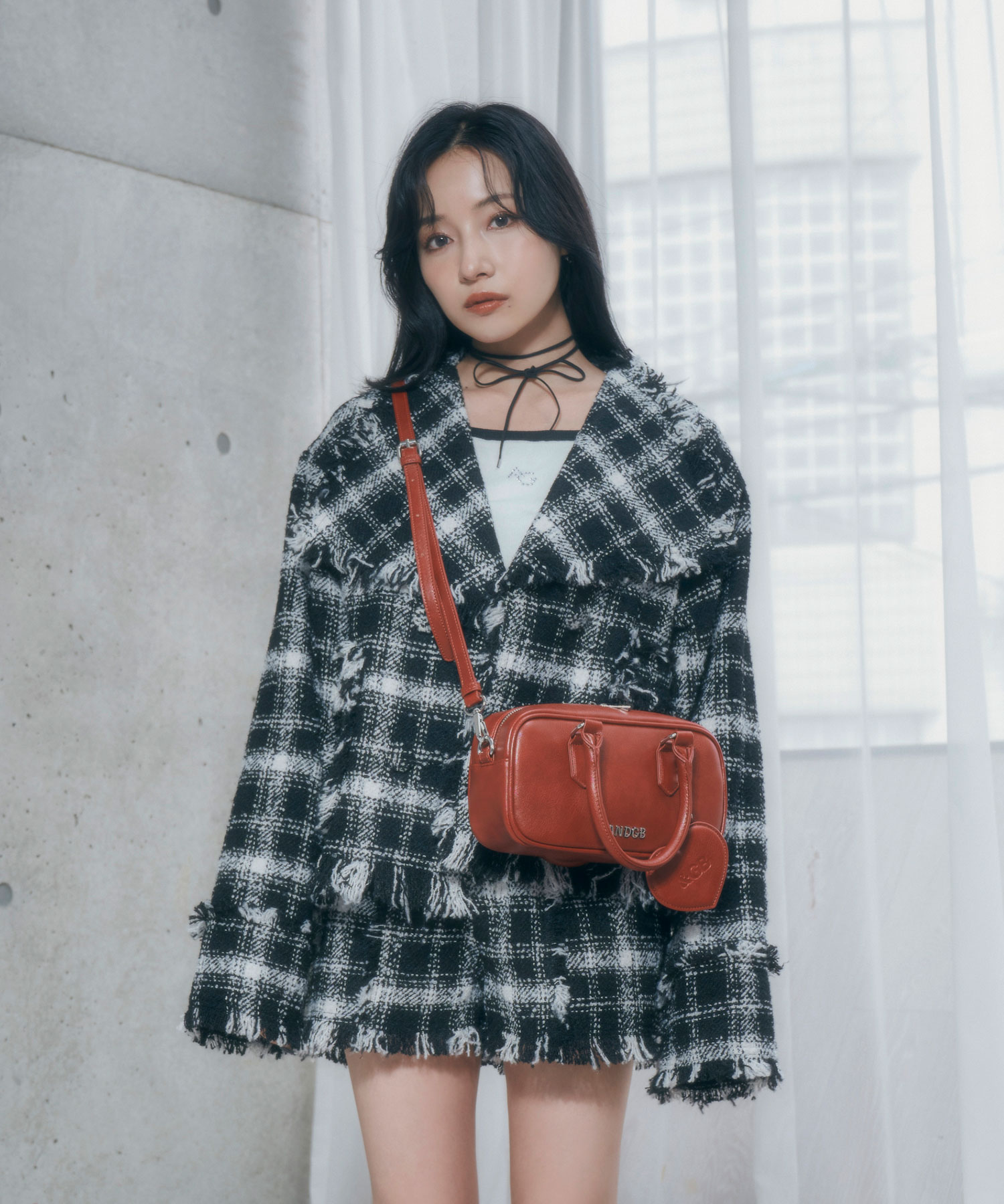 フリンジチェックジャケット – BUNNY APARTMENT