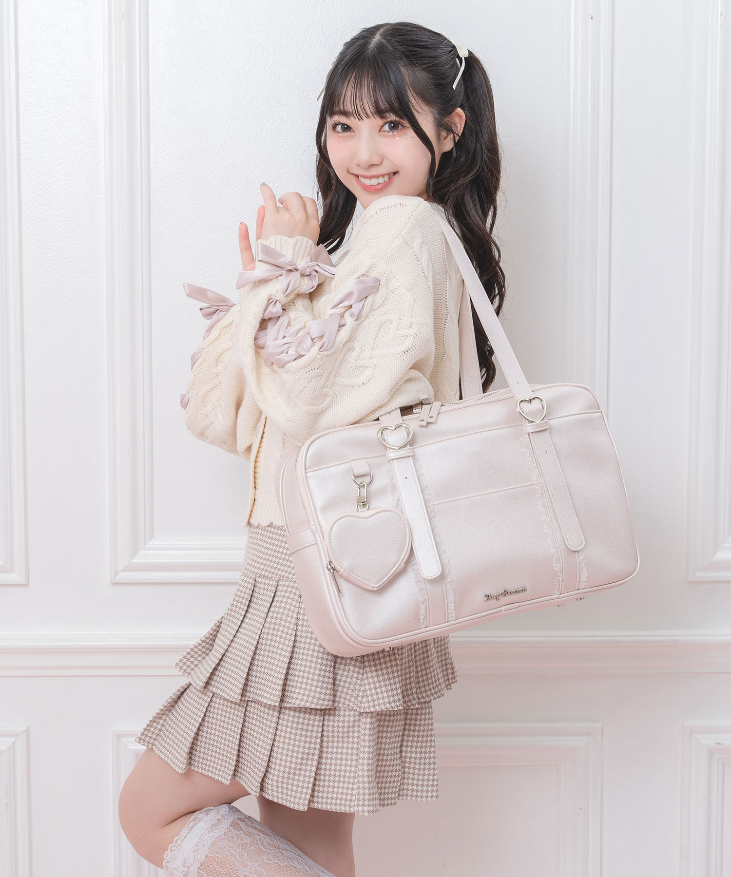 予約販売】ポイントハートボストンバッグ – BUNNY APARTMENT